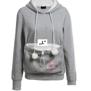 Macskahordozó, cicahordozó pulcsi, macskás pulóver, cicás pulcsi L