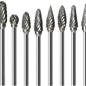 Profilmaró fúrófej készlet fémhez (10 db)