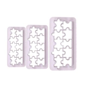 Geometriai tortadíszítő forma Puzzle (3 db)