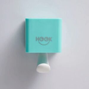 Felragasztható cicás akasztó - Kék