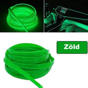 Műszerfal LED Csík, zöld