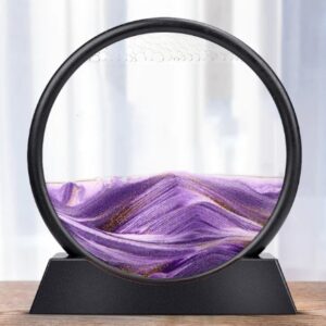 Homokóra dekoráció lila