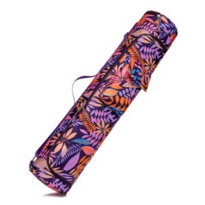 Hordozható táska jógamatrachoz lila-narancssárga