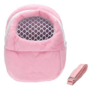 Légáteresztő kisállat hordozótáska, rózsaszín M