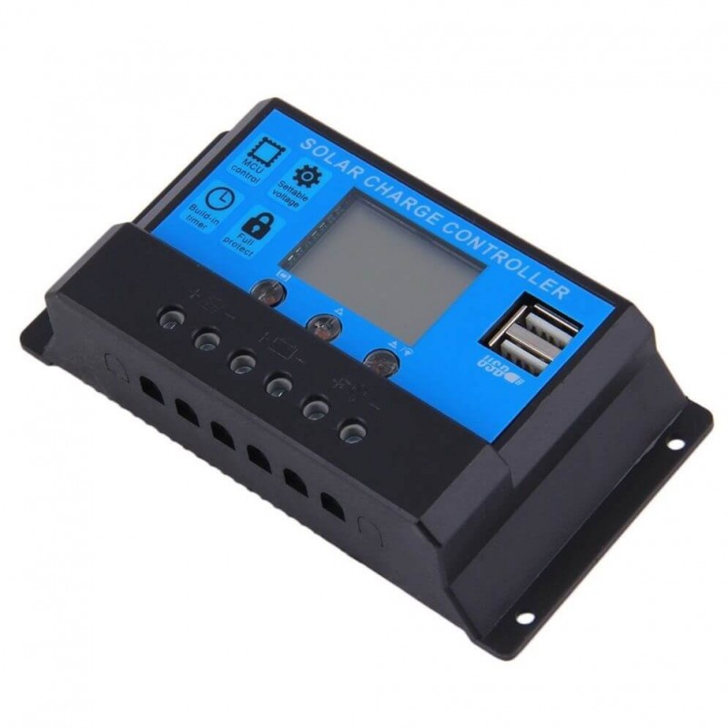 30A-es 36V Napelem töltésvezérlő USB kimenettel - Image 2